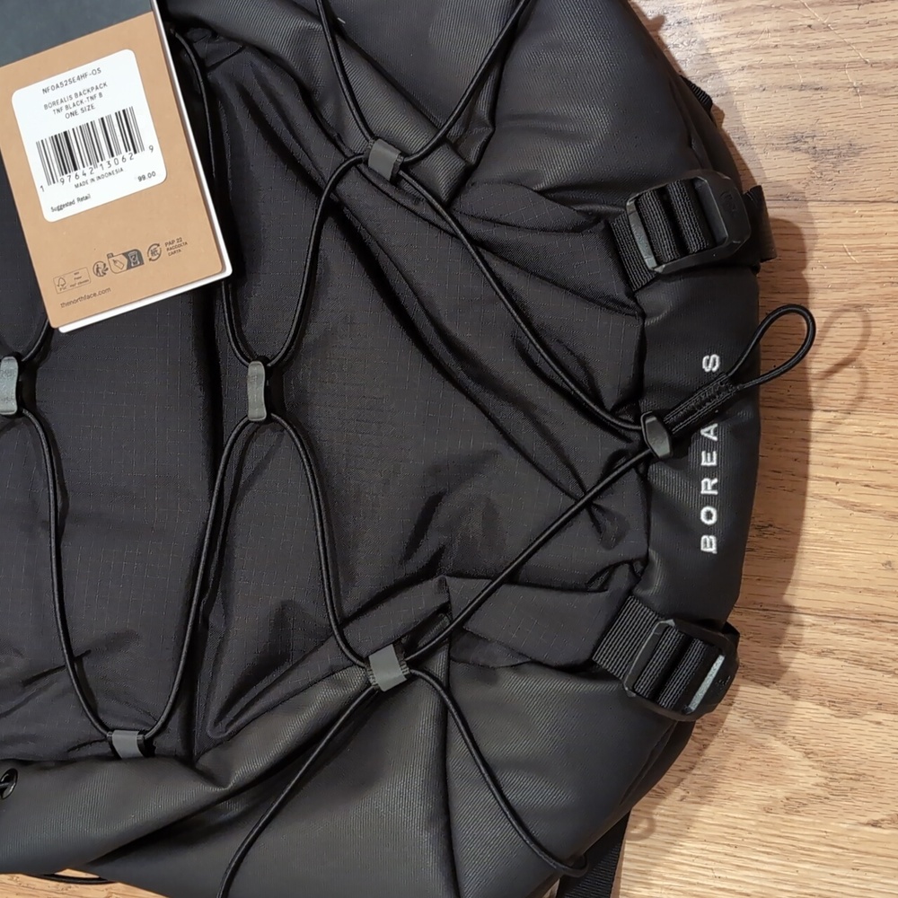 THE NORTH FACE Borealis Backpack/Bookbag Black 28L NEW - Picture 4 of 8